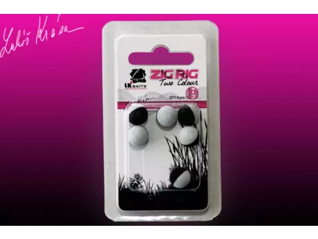 LK Baits ZIG RIG Pop–Up 10 mm – Black/White