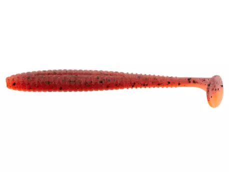 LUCKY JOHN S-SHAD TAIL 3,8" 5ks T48 Red Fire Tiger