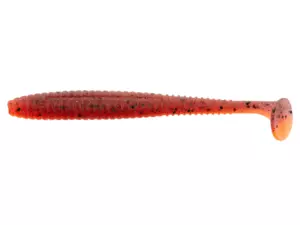 LUCKY JOHN S-SHAD TAIL 3,8" 5ks T48 Red Fire Tiger