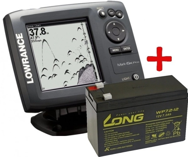 Lowrance MARK 5 X PRO + BATERIE ZDARMA!!