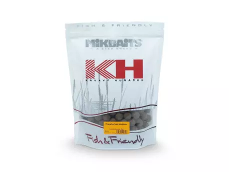 MIKBAITS Krvavý Huňáček trvanlivé boilie 10kg