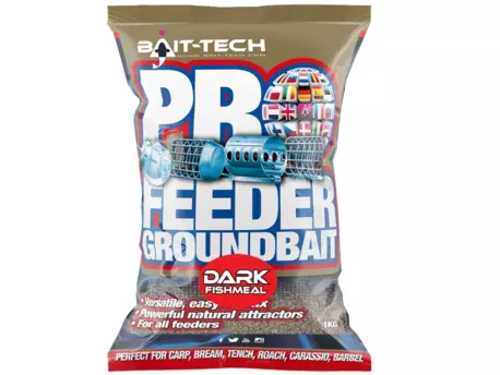 BAIT-TECH Feederová krmítková směs Pro Feeder Dark 1 kg