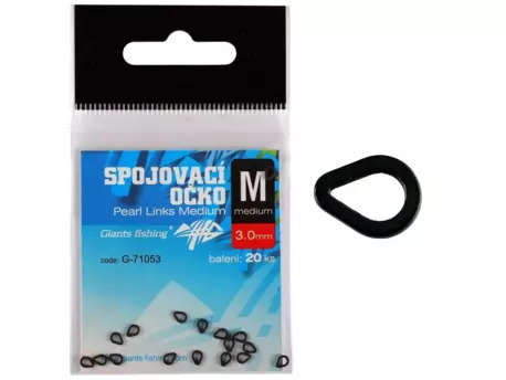 GIANTS FISHING Spojovací očko Pearl Links Medium 20ks (3.0 mm)