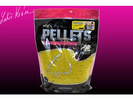 LK Baits Fluoro Pellets Pineapple/N-Butyric 1kg, 2mm