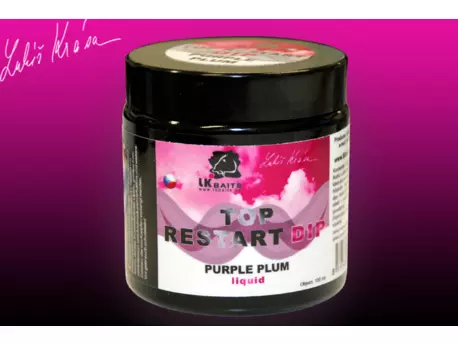 LK Baits Top ReStart Dip Purple Plum 100ml