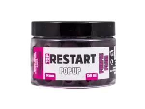 LK Baits Pop-up Top ReStart  Purple Plum 14mm 150ml +dip