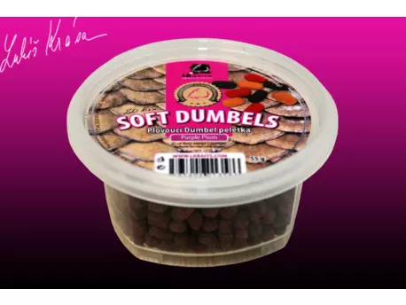 LK Baits Plovoucí Dumbel peletka Purple Plum 55 g