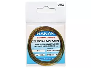 HANÁK Competition Czech Nymph monofilní ujímaný 9 m