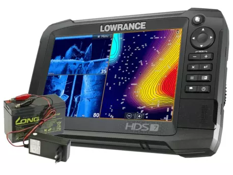 Lowrance HDS-7 Carbon + sonda TotalScan + baterie a nabíječka ZDARMA