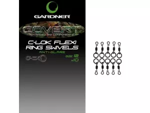 Obratlíky Gardner C-Lok Flexi-Ring Swivels, vel.12, 10ks