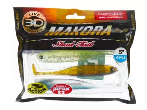 LUCKY JOHN 3D MAKORA SHAD TAIL 5" barva 001