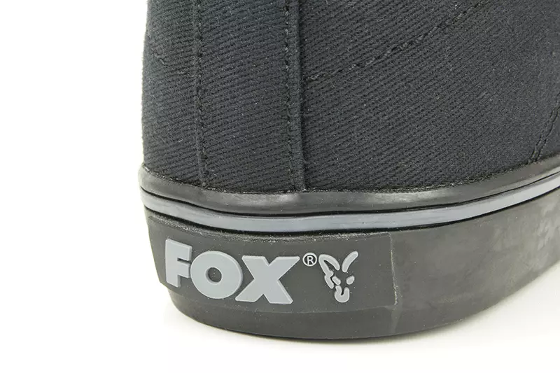 FOX Boty Black & Orange Casual Trainers VÝPRODEJ