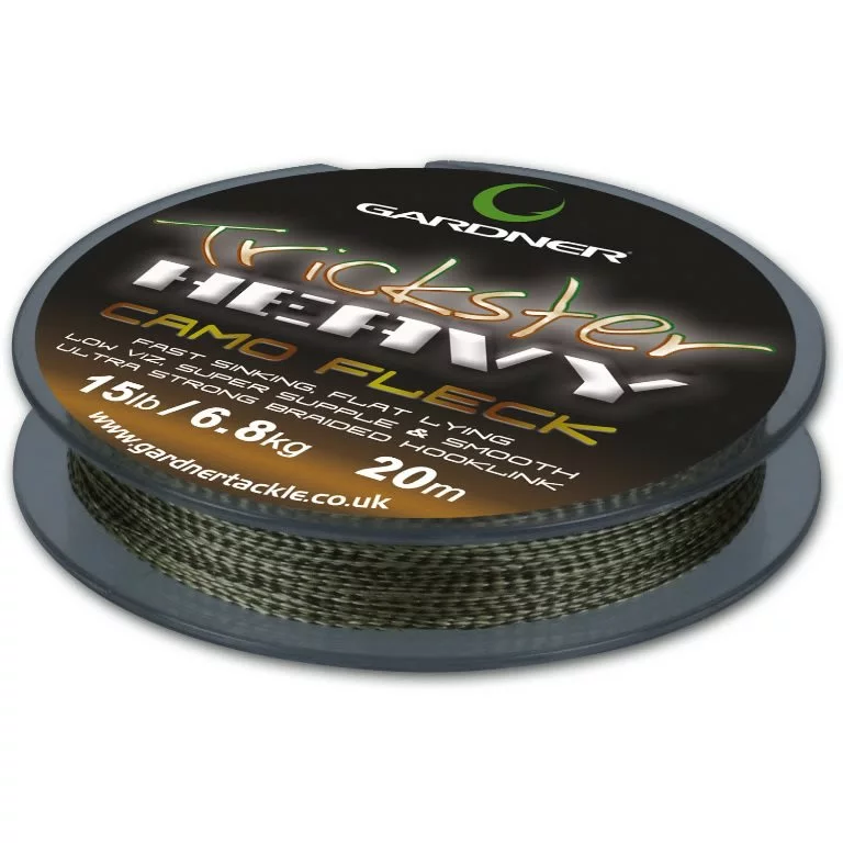 GARDNER Spl. šňůra návazcová Trickster Heavy Brown 20m