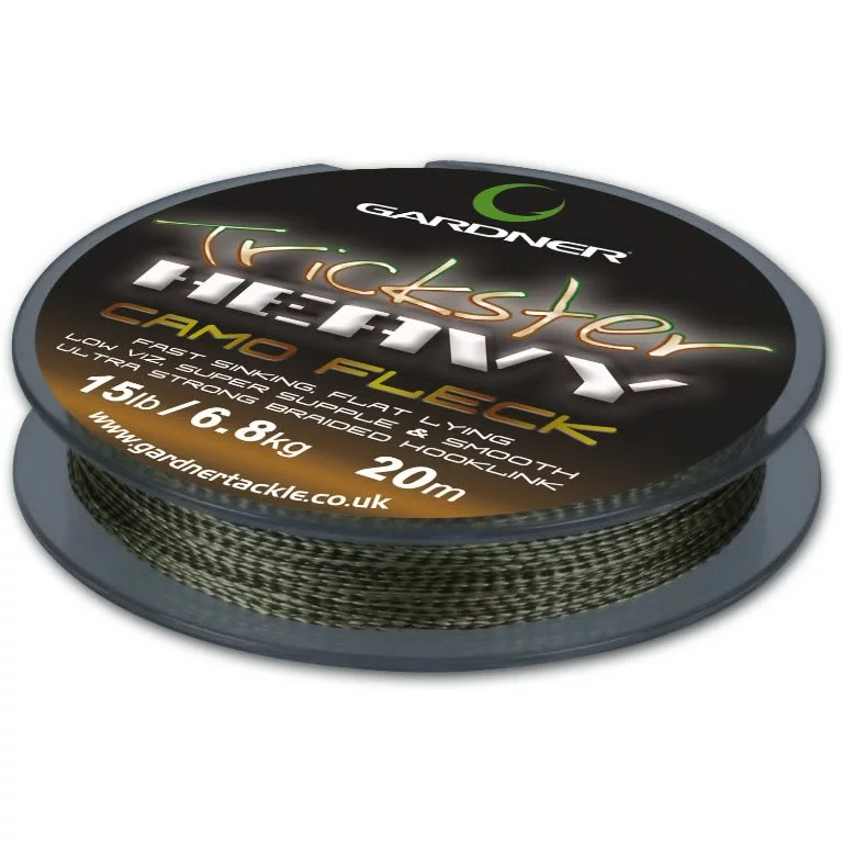 GARDNER Spl. šňůra návazcová Trickster Heavy Brown 20m
