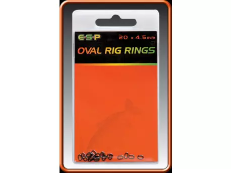 ESP Kroužek Oval Rigs 4,5mm 20ks