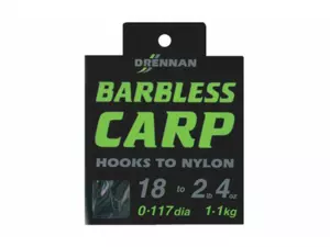 DRENNAN Návazce Barbless Carp vel.14 / 3lb 6oz