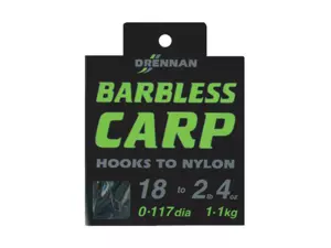 DRENNAN Návazce Barbless Carp vel.18 / 2lb 4oz