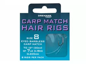 DRENNAN Návazce Carp Match Hair Rigs 10 / 6lb