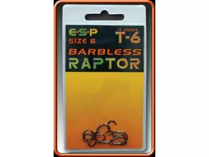 ESP Háček Raptor T6 Barbless vel.7, 10 ks