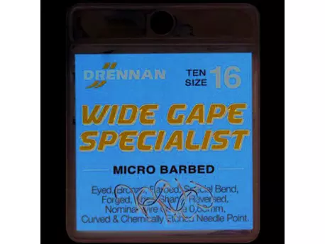 DRENNAN Háčky Wide Gape Specialist vel. 6