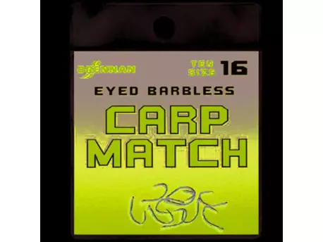 DRENNAN Háčky Eyed B'less Carp Match vel. 12