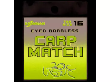 DRENNAN Háčky Eyed B'less Carp Match vel. 20