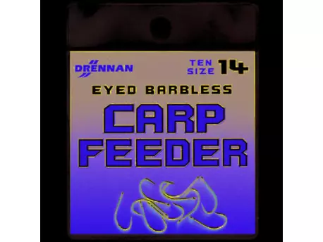 DRENNAN Háčky Eyed B'less Carp Feeder vel.18