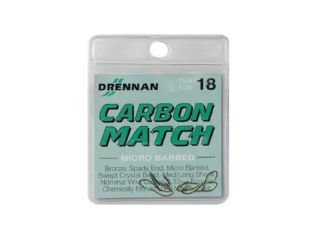 DRENNAN Háčky Carbon Match vel.14