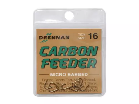 DRENNAN Háčky Carbon Feeder vel.10