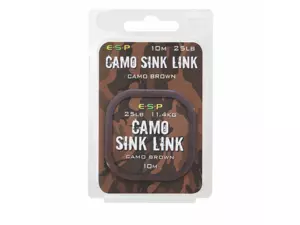 ESP Návazcová šňůka Camo Sink Link Brown 25lb