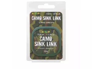 ESP Návazcová šňůka Camo Sink Link Green 25lb