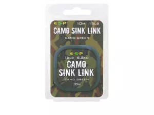 ESP Návazcová šňůka Camo Sink Link Green 15lb