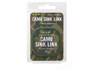 ESP Návazcová šňůka Camo Sink Link Green 20lb