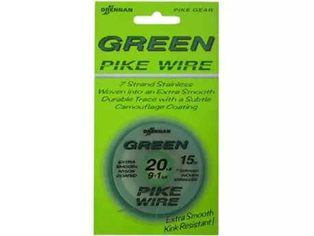 DRENNAN Ocelové lanko Green Pike wire 12lb