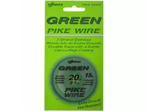 DRENNAN Ocelové lanko Green Pike wire 12lb