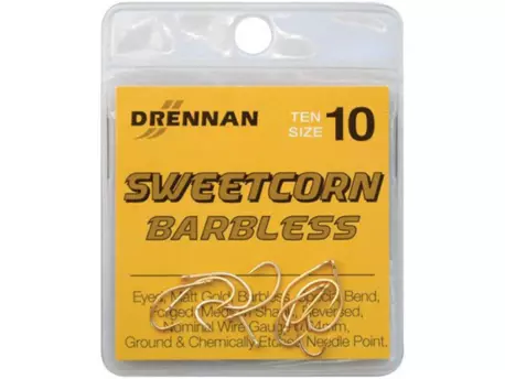 DRENNAN Háčky Sweetcorn barbless vel. 6