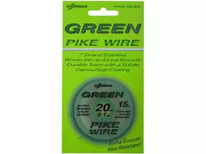 DRENNAN Ocelové lanko Green Pike wire 24lb