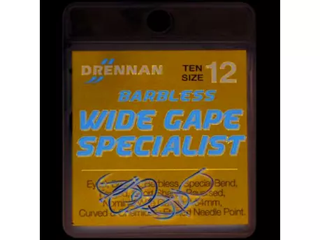 DRENNAN Háčky Wide Gape Specialist B'less vel.4