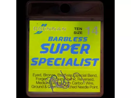 DRENNAN Háčky Super Specialist Barbless vel.18