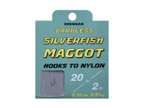 DRENNAN Návazce Silverfish Maggot Barbless vel. 16 / 2lb