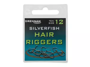 DRENNAN Háčky Silverfish Hair Rigger vel. 12