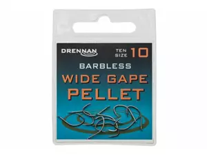 DRENNAN Háčky Barbless Wide Gape Pellet vel.12