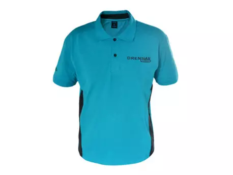 DRENNAN Polokošile Polo Shirt Aqua vel. L