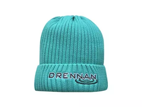 DRENNAN Čepice Beanie Hat Aqua