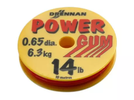 DRENNAN Feederová guma Powergum 14lb / 6,3kg Red