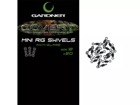 GARDNER Obratlíky Covert Mini Rig Swivels 20 ks