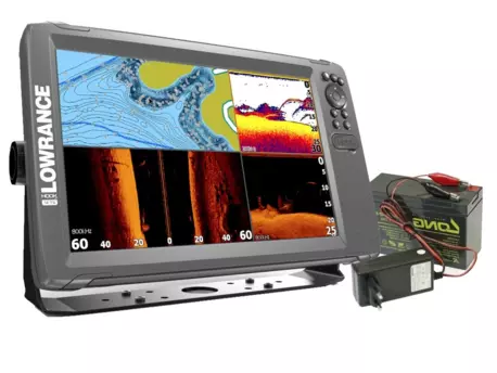 Lowrance Echolot HOOK² 12 se Sondou Tripleshot + baterie a nabíječka ZDARMA