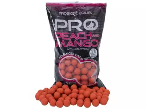 STARBAITS BOILIES PROBIOTIC  PEACH & MANGO VÝPRODEJ