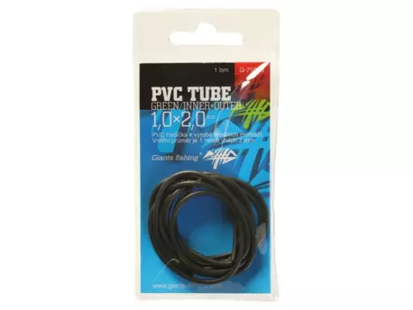 GIANTS FISHING PVC hadička PVC Tube Green/InnerxOuter 2,0x3,0mm,1m