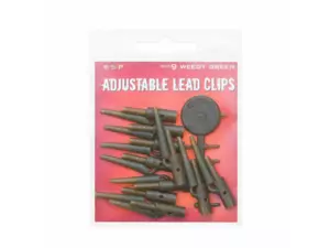 ESP Adjustable Lead Clips Weedy Green